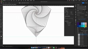 How To Make Spiral Graphics Design in Adobe Photoshop CC2023 in Hindi