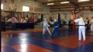 дети 9-10 лет атестационный бой на пояс(кудо)