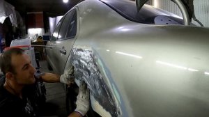 Mercedes E320 споттерные работы и карбоновая шпаклевка