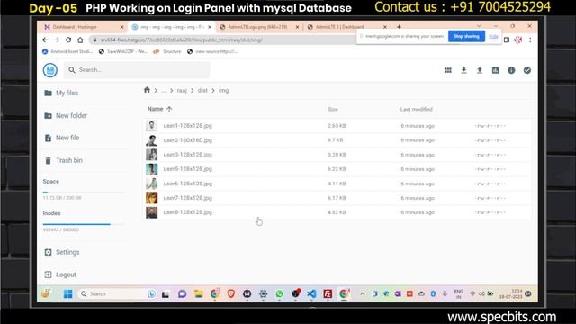 Live Class of Creating Secure Web Applications: PHP Login Panel with MySQL Database | Tutorial - 10