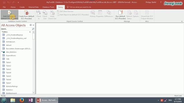 Ivercy - Add Access database to Subversion repository using AgentSVN смотреть онлайн