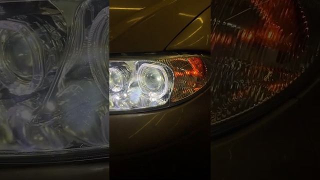 Dodge Caravan kvadro Bi-LED aozoom golden knight led&Lazer + aozoom a5+ angel eyes