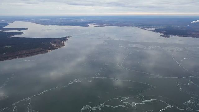 Фотокалендарь "Липецк 2020" - первый лед, Матырское водохранилище