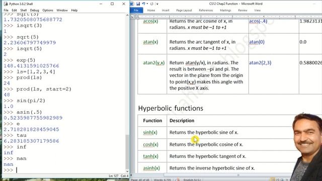 XII CS | Functions | 6- Functions using Libraries: Mathematical & String functions | by VP Chahal