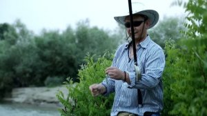 Ловля усача на травку в Греции