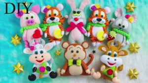 6 ИДЕЙ ИГРУШЕК из ФЕТРА своими руками