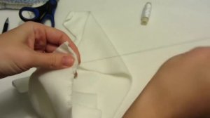 Подклад для шапки. Подклад из флиса. Простой способ. МК