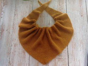 №252 Бактус из "пуха норки" цвет"охра" Процесс вязания бактуса ?ВязоVLOG