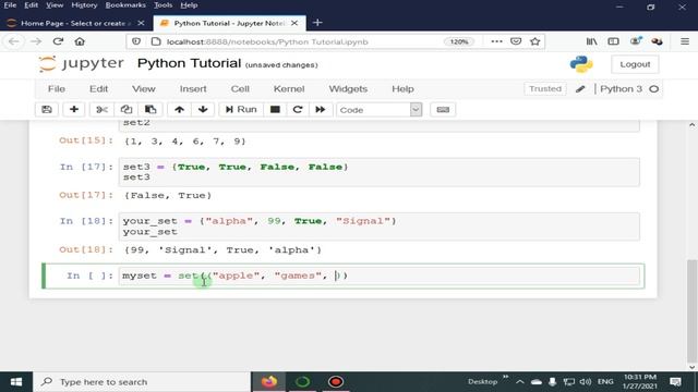 How To Create Sets In Python? | Python 4 You | Lecture 136