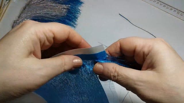 Рукоделие.Декор на новый год, своими руками. Из лент. 2 часть. Кисточки.Мастер класс для начинающих смотреть онлайн