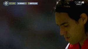 Monaco vs Monptellier - Ligue1 - Ouverture du score de Radamel Falcao !! - 2013 08 18