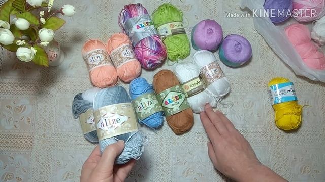 Моя любимая летняя пряжа.