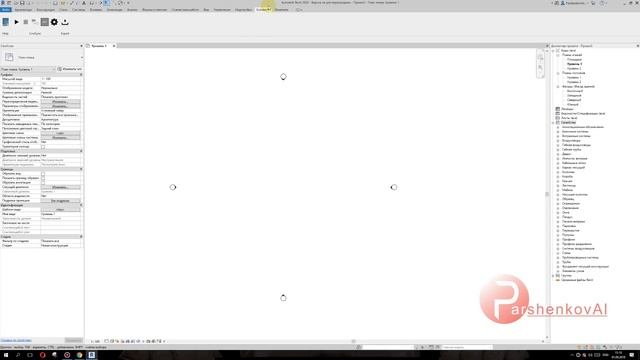 Урок 3. Revit Architecture. Панели инструментов.  Общее представление