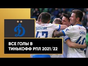 Все голы «Динамо» в Тинькофф РПЛ сезона 2021/22