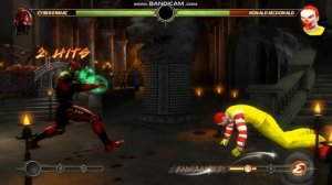 Mortal Kombat 9 Cyber Ermac vs Ronald McDonald DLC Skin Mod MK9