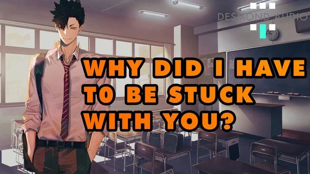 (Audio Roleplay M4A) Trapped In the Janitors Closet with Your Tsundere Rival [Enemies to Lovers]