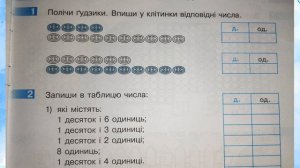 Записуємо числа другого десятка