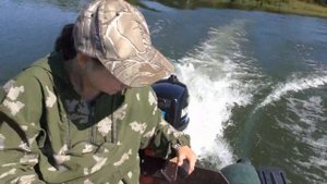 мотор MARLIN MP 5 AMHS и лодка ПВХ RUSBOAT 270TК (транец, надувной киль)