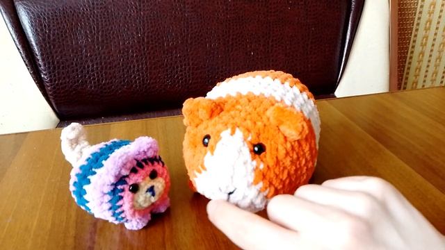 Котик та морська свинка гачком. Моє в'язання. МК в описі смотреть онлайн