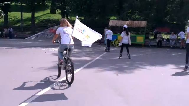 Велопробег #СобянинНашМэр в Парке Горького, 18-08