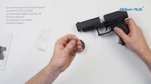 Пневматический пистолет Umarex Walther PPQ 4,5 мм GNBB