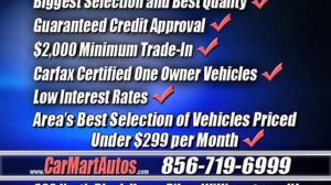 "$2000 Minimum Trade-In Sales Event" Car Mart Williamtown, NJ