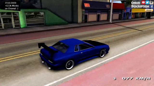 GTA San Andreas - New Elegy Tone Drift EnRoMovies _REVIEW смотреть онлайн