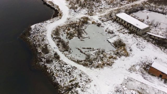 Забытая Карелия/Съемка с коптера/д.Гайжево/Кемь/Рабочеостровск/Порт/Лесозавод. Развалины/Белое море