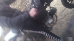 Запуск двигателя, Stels Trigger 50 Sm с двс от Альфа