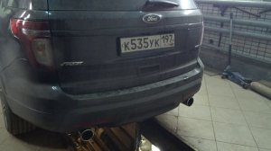 Ford Explorer sport (Изменение звука выхлопа и насадок)