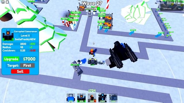 БЕСПЛАТНЫЕ ЮНИТЫ и НОВАЯ КАРТА в НОВОГОДНЕМ ОБНОВЛЕНИИ 68 Туалет Тавер Дефенс Роблокс смотреть онлайн