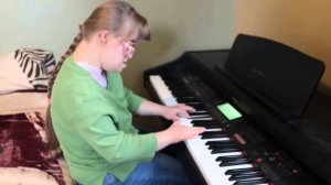 Девочка Эмили с синдромом Дауна исполняет наизусть 36-ую Сонатину №1 Клементи