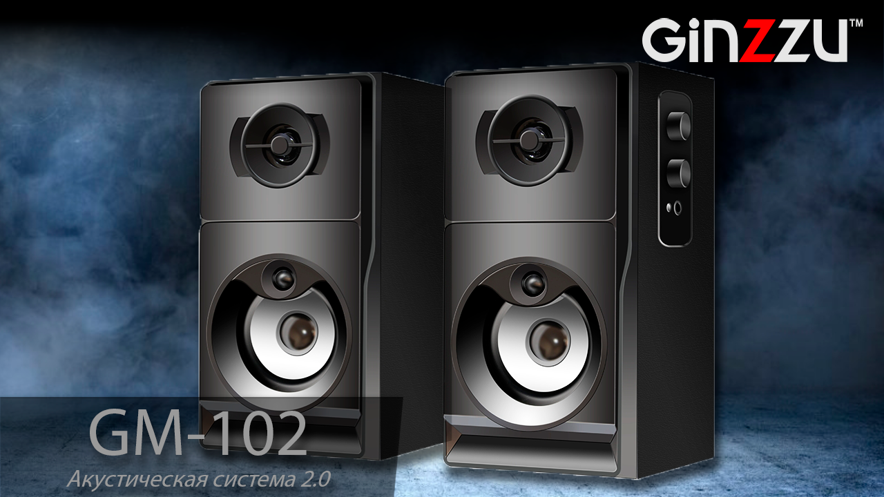 Колонки 2.0 Ginzzu Gm 329 Купить
