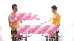 Как сделать сердце из шаров (heart made of balloons)