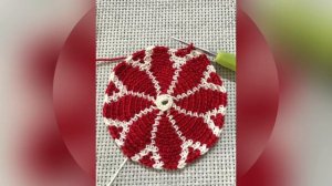 Жаккард, вязанный крючком. Мастер-класс