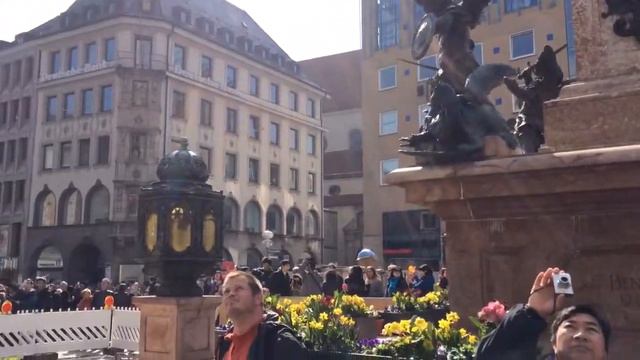 2014.03.27 Мюнхен Ратуша перезвон полдень смотреть онлайн