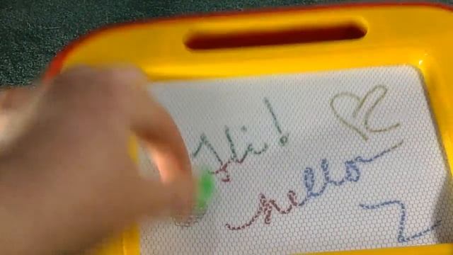 Magnetic Drawing Board - Red & Yellow Erasable Magna Doodle Pad Pro for Kids & Toddlers - Writing/S смотреть онлайн