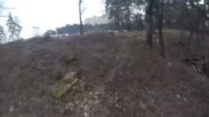 Покатушки на питбайке по горкам