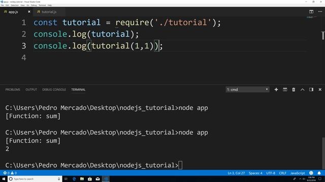 NodeJS For Beginners: Working With Modules