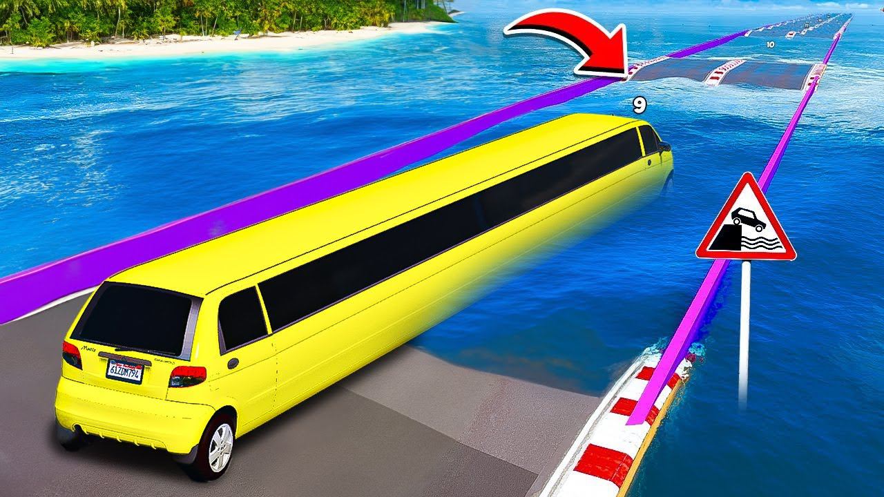 СМОЖЕТ ЛИ ГИГАНТСКИЙ САМЫЙ ДЛИННЫЙ ЛИМУЗИН МАТИЗ ПРОЕХАТЬ ГЛУБОКУЮ ЯМУ С ВОДОЙ ГТА 5 МОДЫ РАЙЛЮХА смотреть онлайн