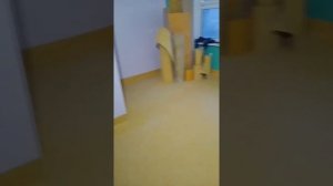 Мармолиум с заводом на стену 15см часть 2