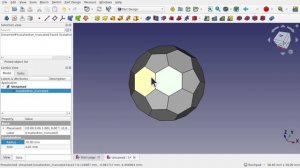 FreeCAD: Hexagon Sphere Mesh | Quick and Easy