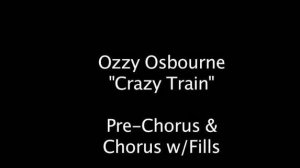 Как играть на гитаре Crazy Train - Ozzy Osbourne ч.2 Припев