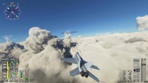 Microsoft Flight Simulator - Летаем на истребителе, сопровождаем самолеты других игроков