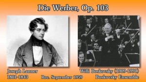 Lanner: Die Werber, Boskovsky Ensemble (1959) ランナー ワルツ「求婚者」 ボスコフスキー