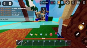 Играю с читами в бедварс 2на2