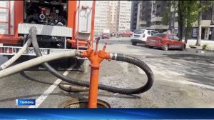 Повторный пожар вспыхнул на ул. Холодильной в Тюмени