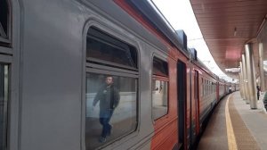 Электропоезд ЭД4М-0247 сообщением "Александров - 1 - Москва(Ярославский Вокзал)"