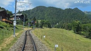 🚄  SmartTV 4К ➤ От Монтре до Монбовона - полная версия - на панорамном поезде Goldenpass!