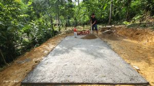 The technique of building a pig house with cement and red bricks - Chúc Tòn Bình
